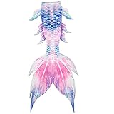 Xyfushi Meerjungfrauenflosse zum Schwimmen mit Monoflosse für...